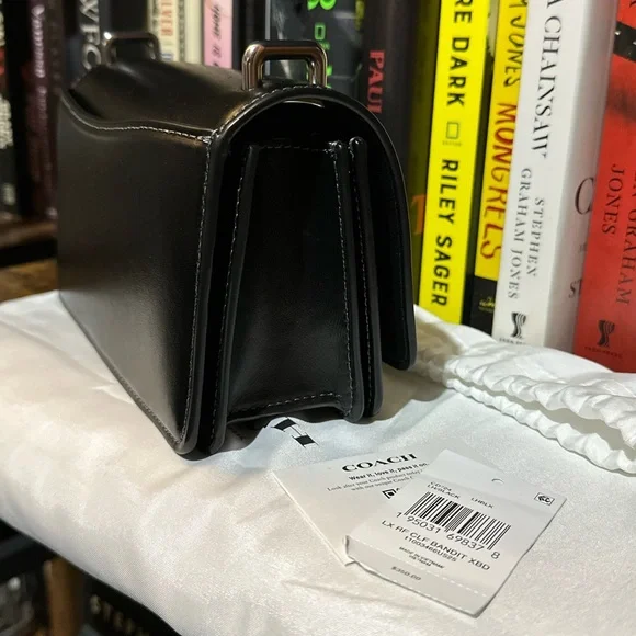 Coach Bandit crossbody black- Like New - Picture 13 of 16